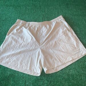 Columbia PFG Omni-Shade Swim Shorts Mens XXL Gray Mesh Lined Pockets Drawstring